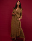 Sari for Change: The Caramel Drop Wrap Dress