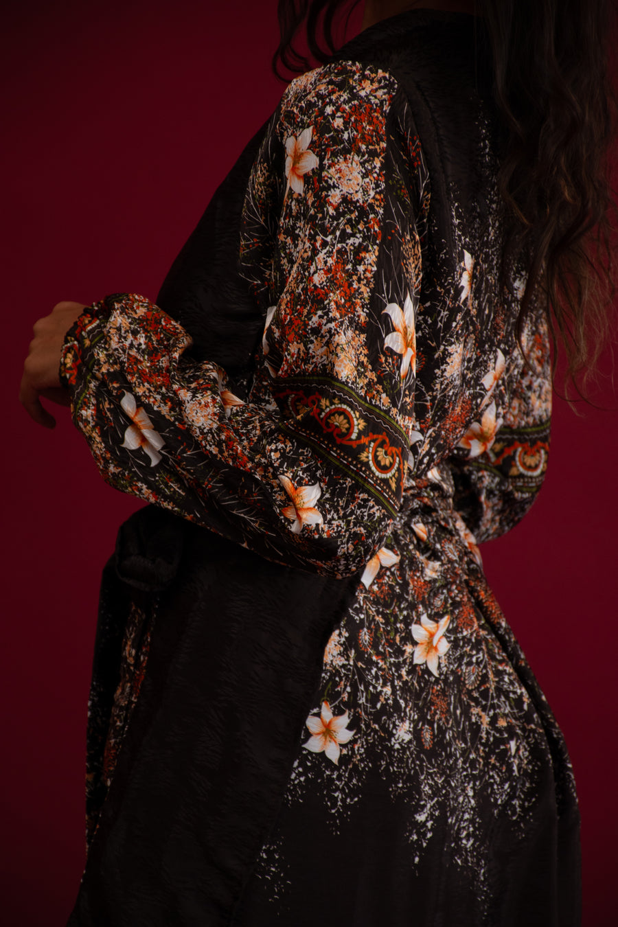 Sari for Change: The Receiving Flowers Wrap Dress