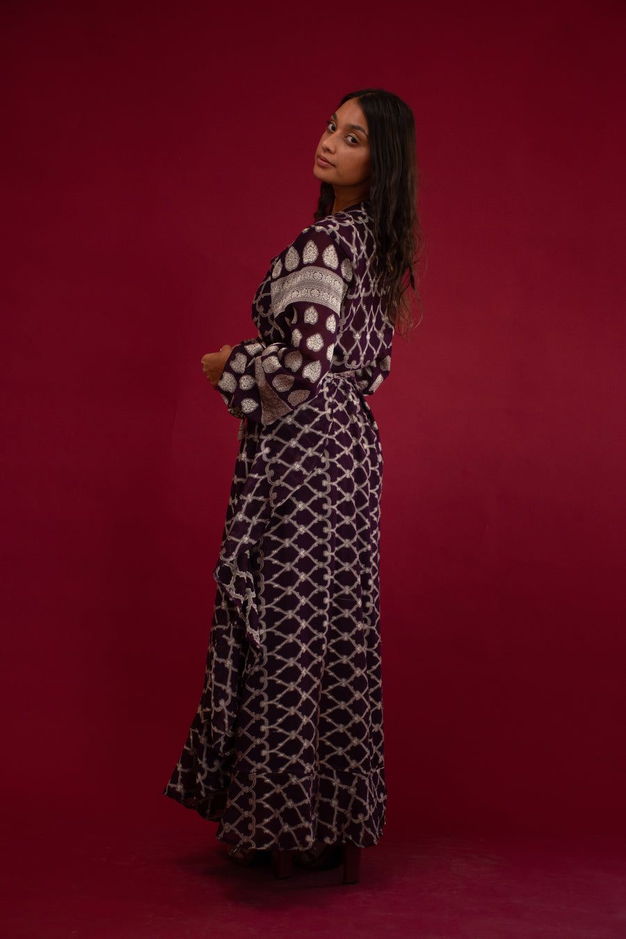 Sari for Change: Follow The Pattern Wrap Dress