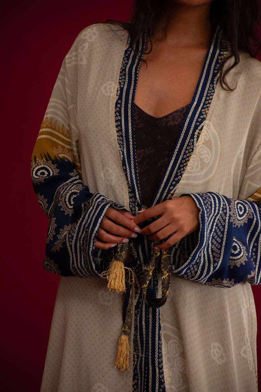 Sari for Change: The Dunes Kimono