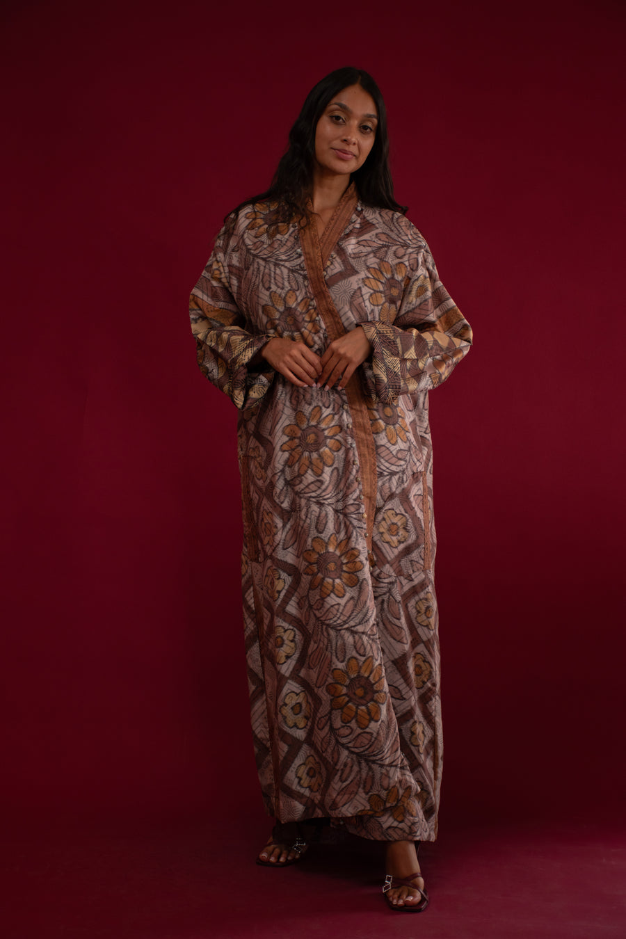 Sari for Change: The Dry Flowers Kimono