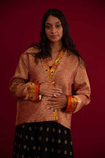 Sari for Change: The Golden Reversible Jacket