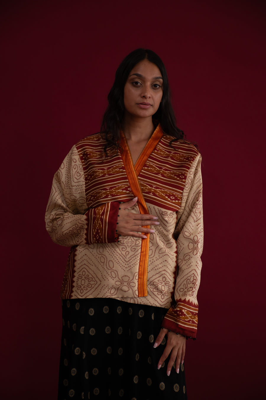 Sari for Change: The Golden Reversible Jacket