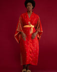 Sari for Change: The Lady In Red Kimono