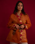 Sari for Change: The Burning Short Kimono Jacket