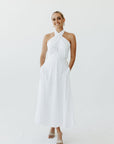 Cfisticated Dress Rental : The White Halterneck Dress