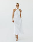 Cfisticated Dress Rental : The White Halterneck Dress