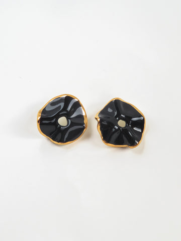 Nina Bosch: Georgie Earrings - Black