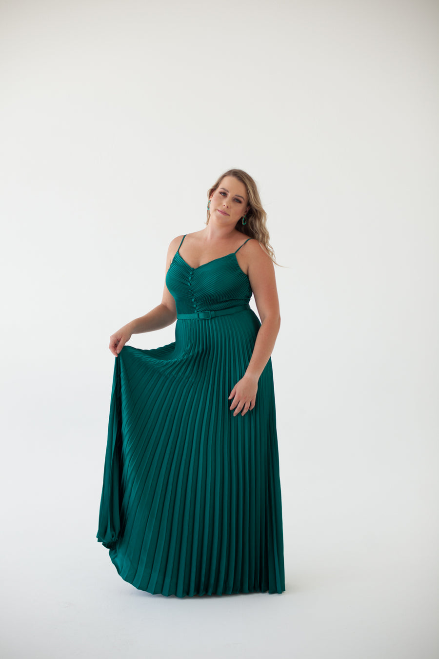 Cfisticated : The Emerald Pleated Dress