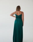 Cfisticated : The Emerald Pleated Dress