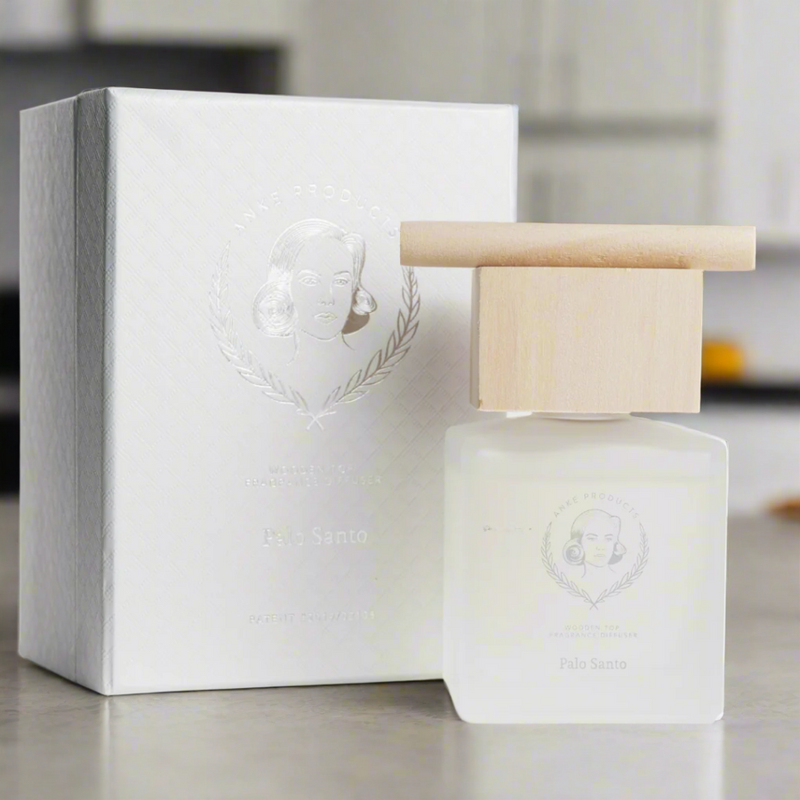 Anke: Wooden Top Fragrance Diffuser 160ml - Palo Santo