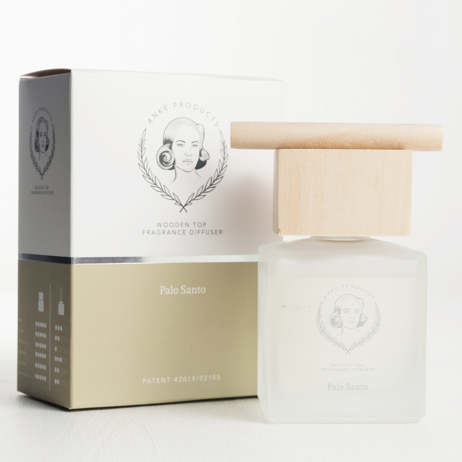 Anke: Wooden Top Fragrance Diffuser 120ml - Palo Santo