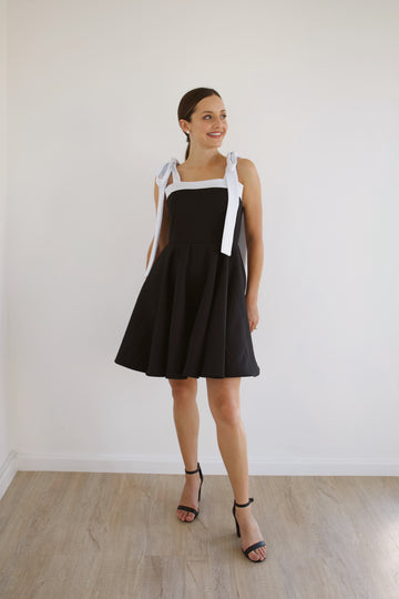 Cfisticated Dress Rental : The Black and White Alanah Dress