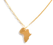 Tali & Damy Jewellery : Solid Africa Necklace - Gold