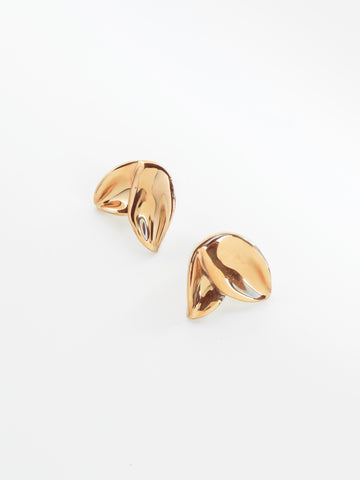 Nina Bosch: Wild Orchid Earrings - Gold